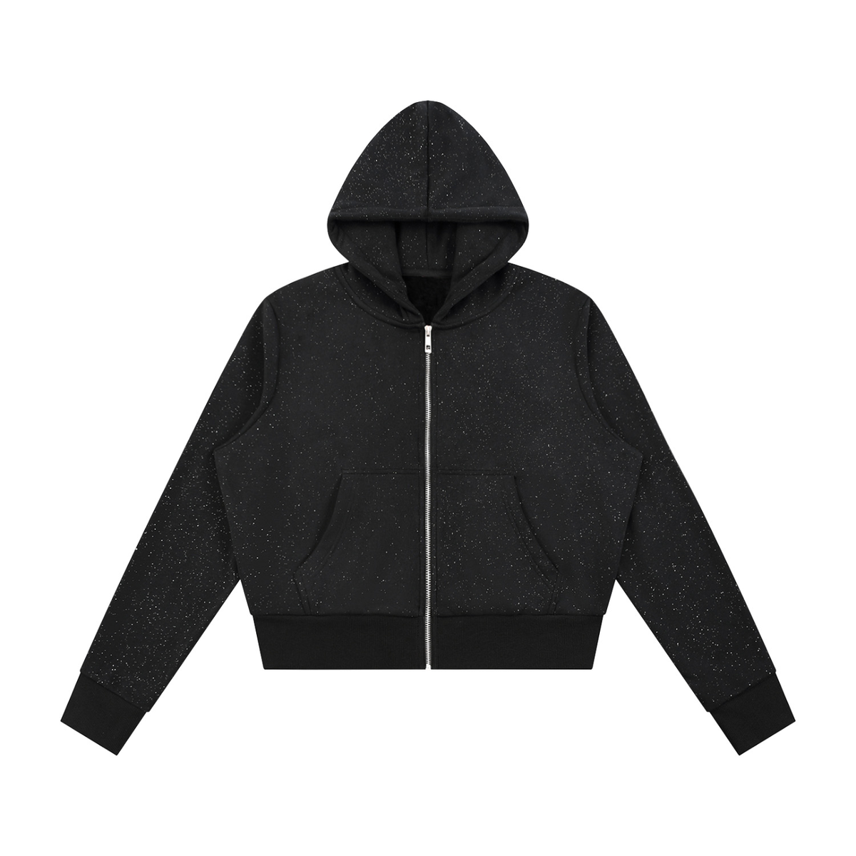 Universe Show Me Women's Sparkles Fleece Full Zip Hoodie