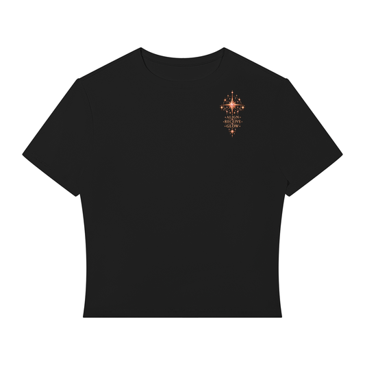 Universe show me gold Women’s Performance Crop T-Shirt