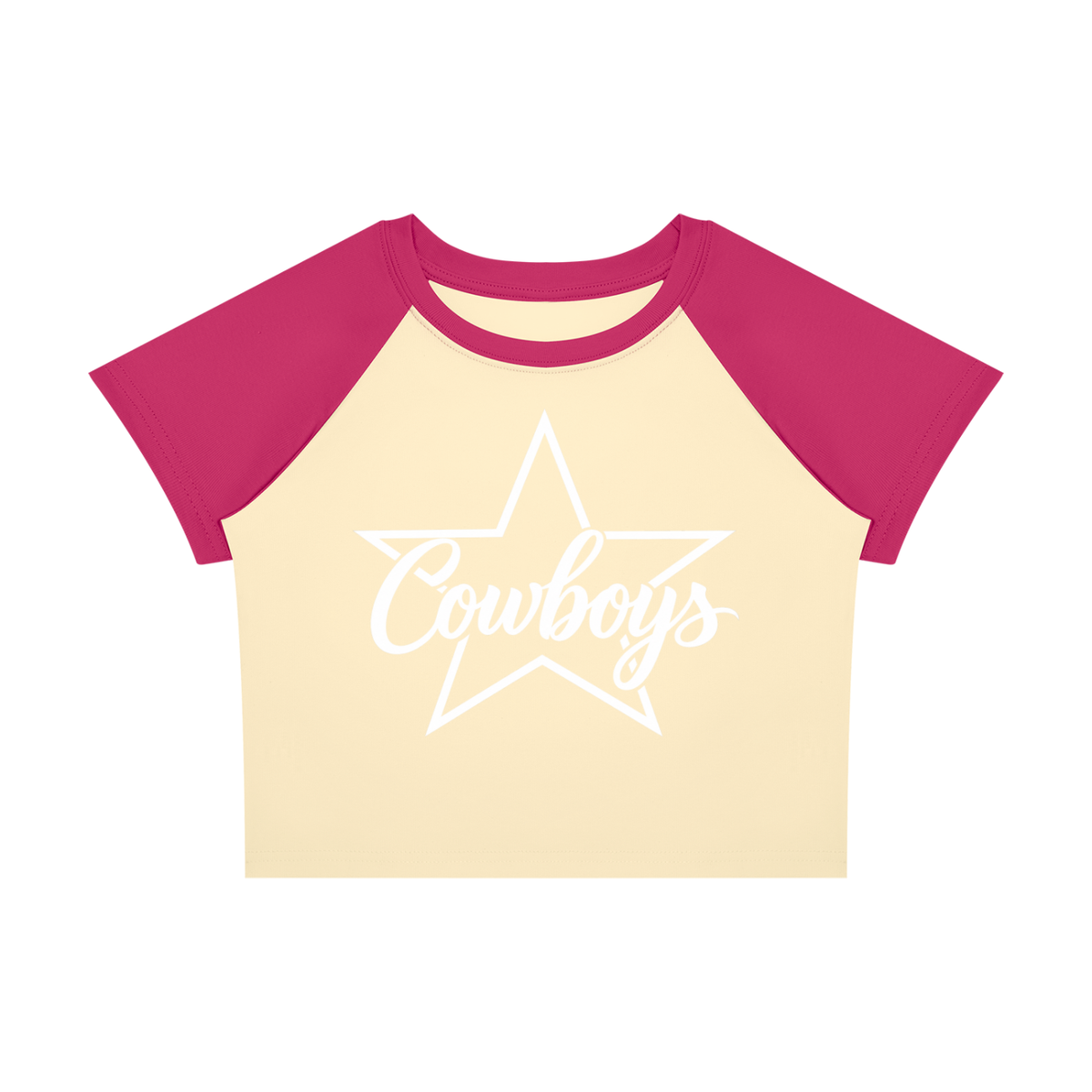 Cowboys Women’s Raglan Color Block Baby T-Shirt