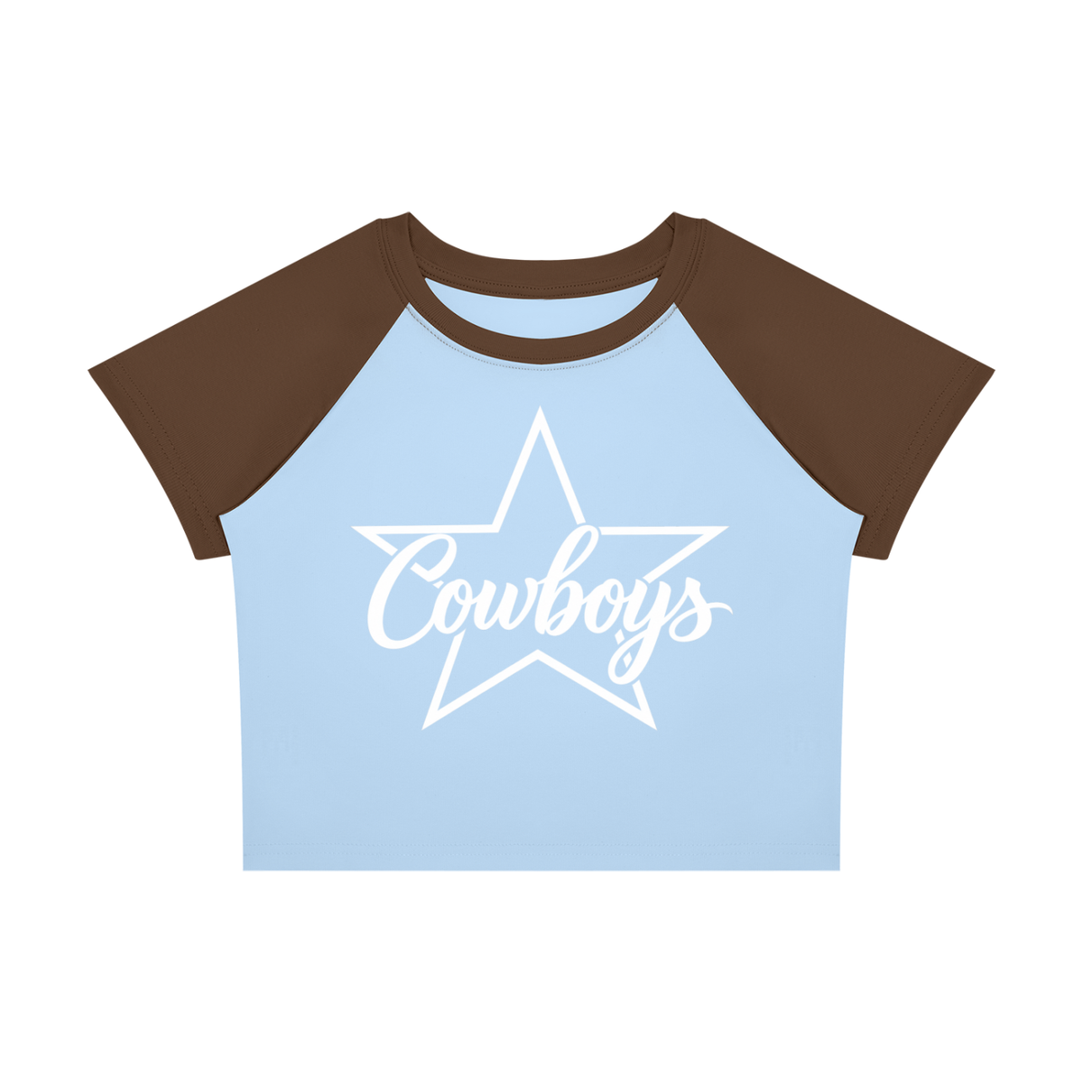 Cowboys Women’s Raglan Color Block Baby T-Shirt
