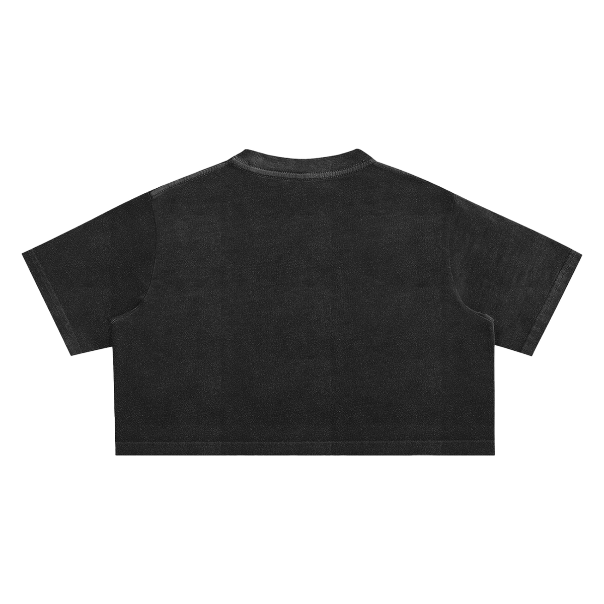 Universe show me- Snow Washed Crop Top