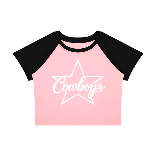 Cowboys Women’s Raglan Color Block Baby T-Shirt