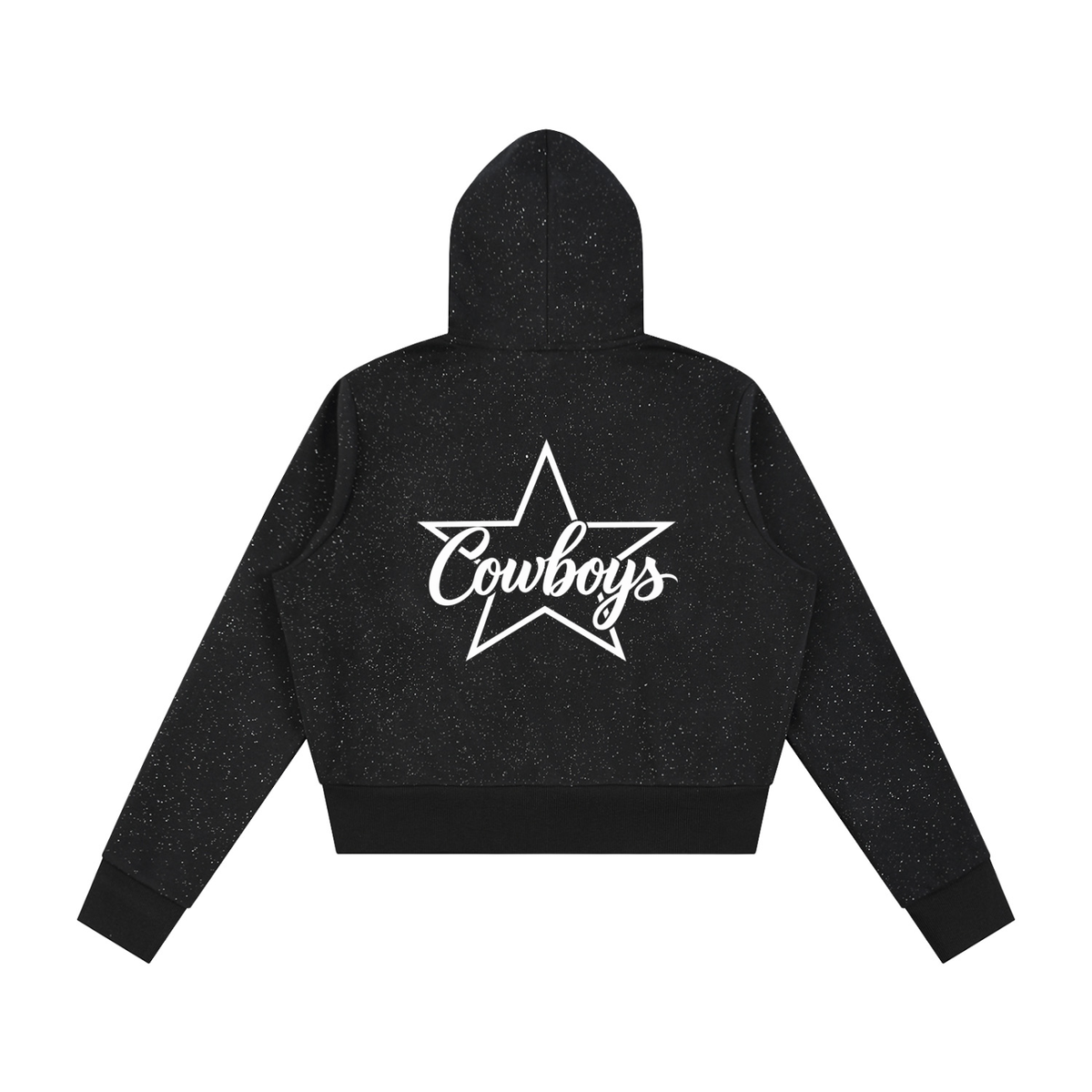 Cowboys Women's Sparkles Fleece Full Zip Hoodie