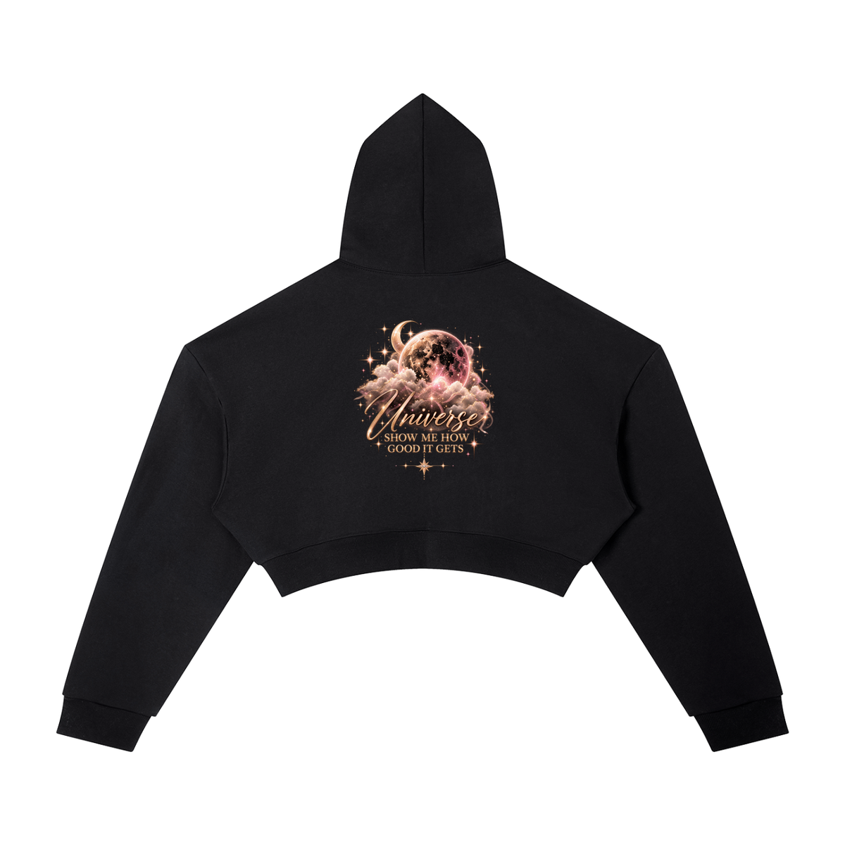 Universe show me Essential Cropped Hoodie