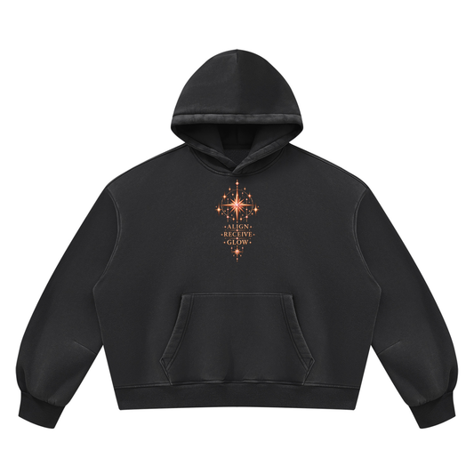 Universe Show Me Unisex Vintage Wash Boxy Fleece Hoodie