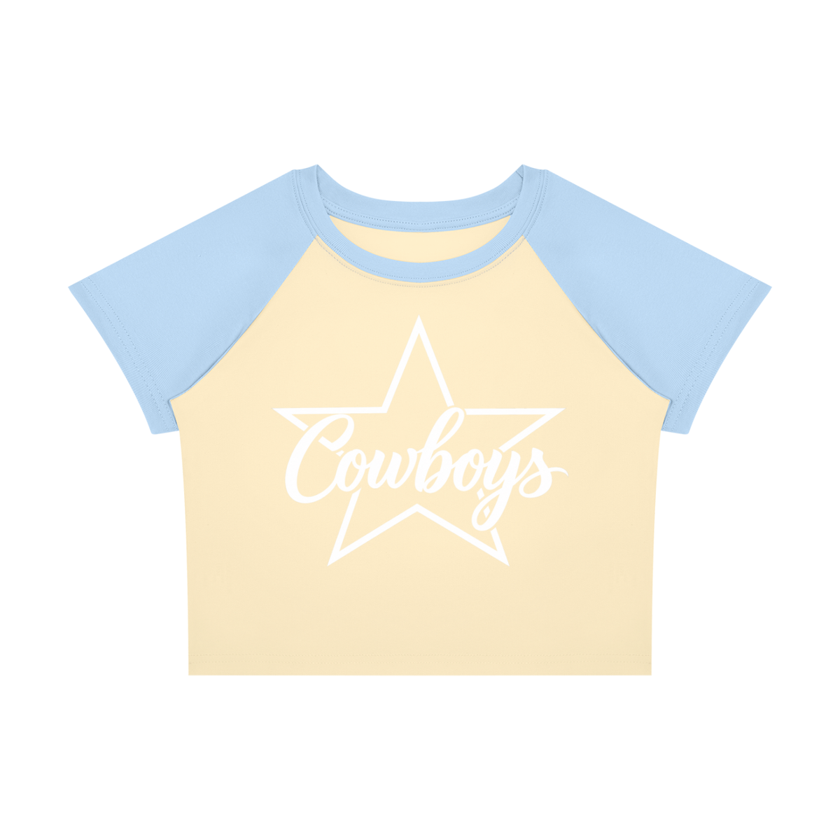 Cowboys Women’s Raglan Color Block Baby T-Shirt