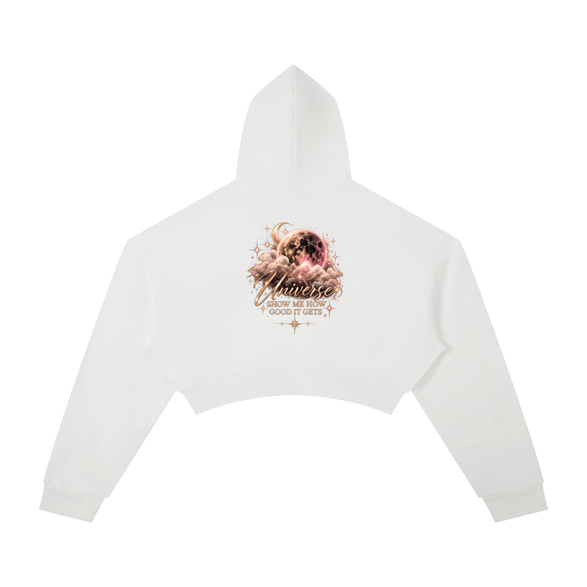 Universe show me Essential Cropped Hoodie