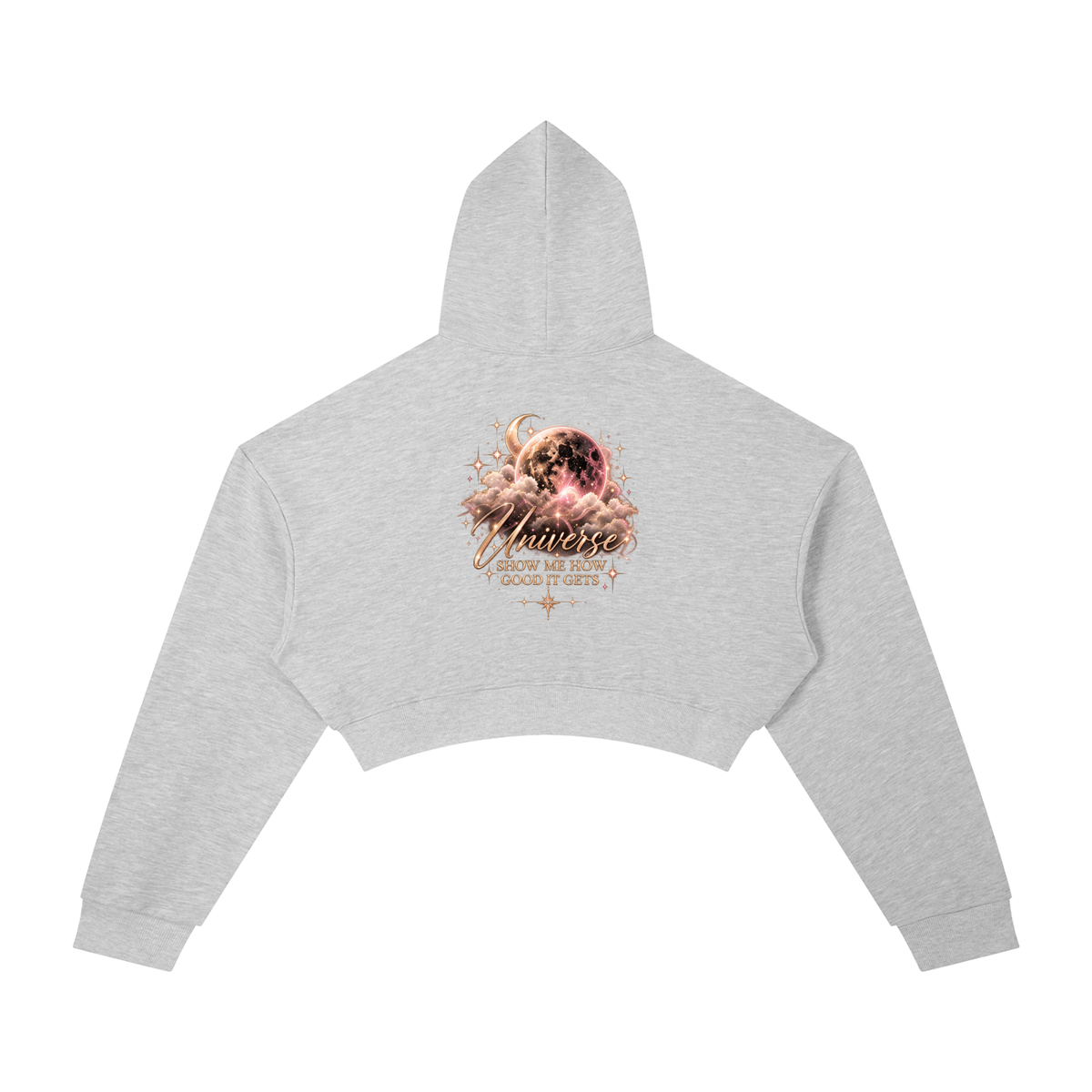 Universe show me Essential Cropped Hoodie