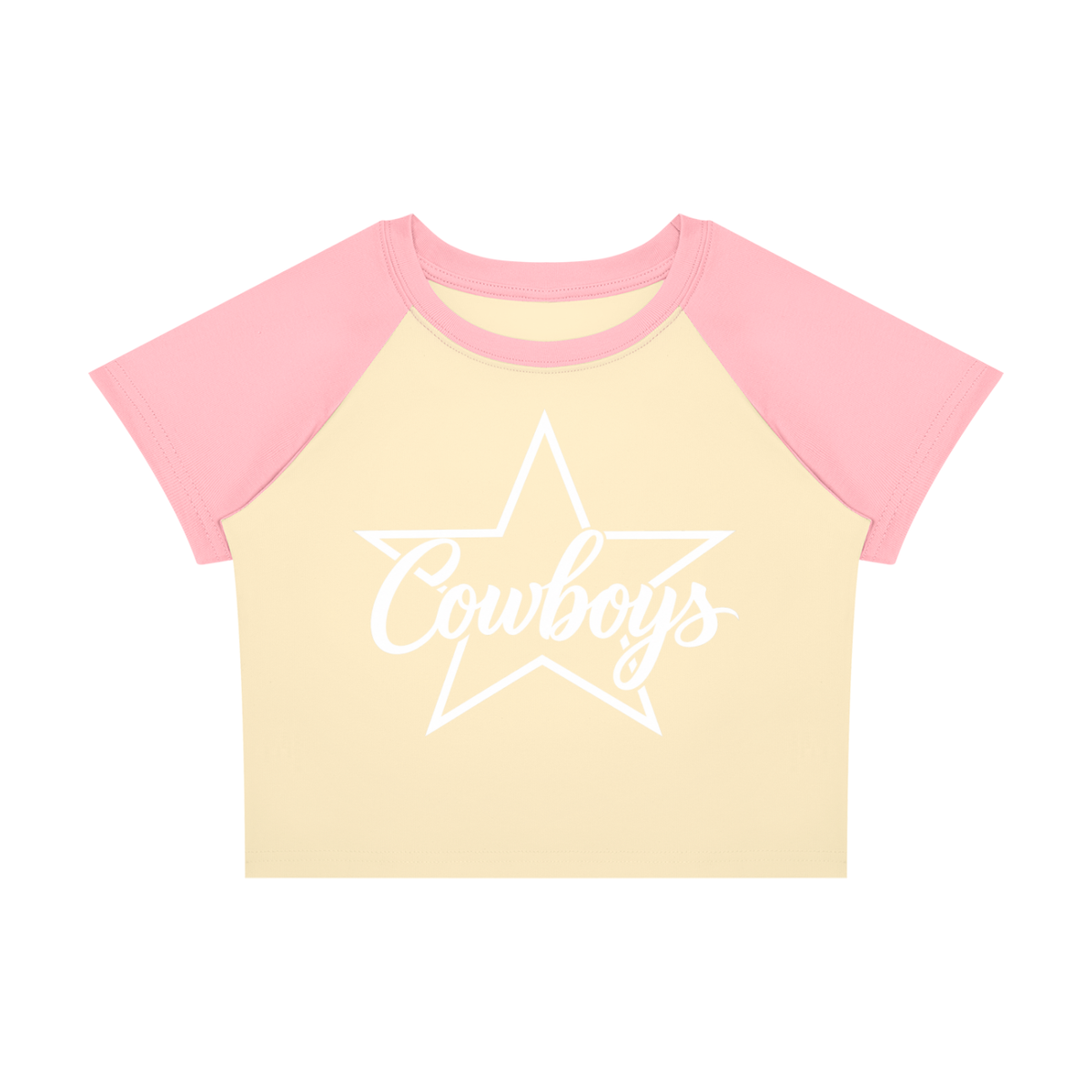 Cowboys Women’s Raglan Color Block Baby T-Shirt
